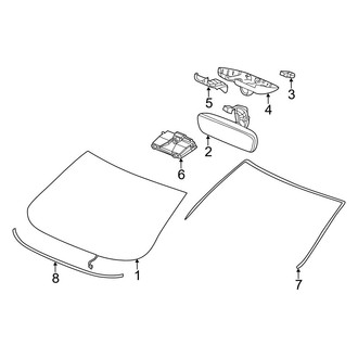 Acura OE - Windshield - Glass