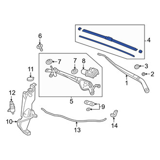 Acura OE - Front Left Wiper Blade