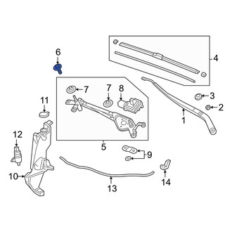 Acura OE - Wiper Linkage Bolt