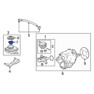 Acura OE - Brake Master Cylinder Reservoir Strainer