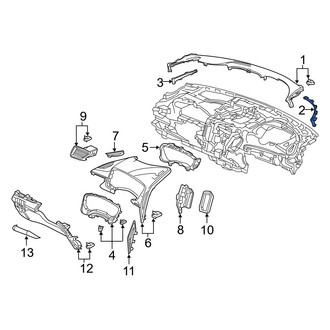 Acura OE - Right Instrument Panel Trim Panel