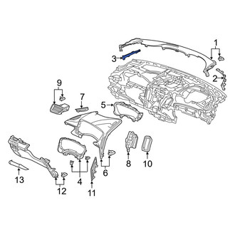 Acura OE - Left Instrument Panel Trim Panel
