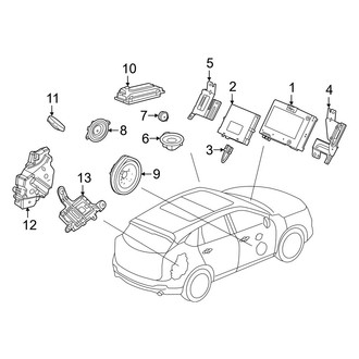 Acura OE - Instrument Panel - Sound System (With Navigation System)