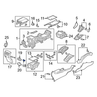 Acura OE - Rear 12 Volt Accessory Power Outlet