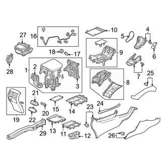 Acura OE - Center Console (Console & Components)