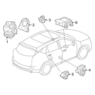 Acura OE - Restraint Systems - Air Bag Components (Modules & Sensors)