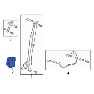 Acura OE - Front Right Seat Belt Retractor Cover