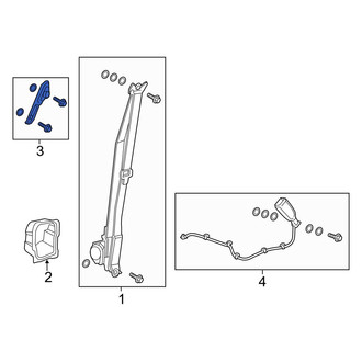 Acura OE - Front Seat Belt Height Adjuster