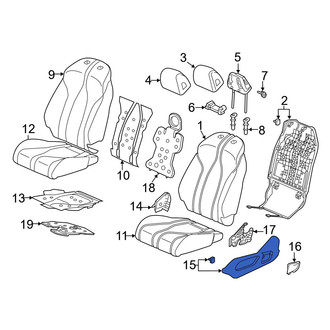 Acura OE - Front Left Outer Seat Trim Panel