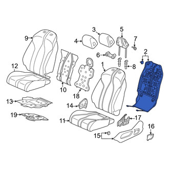 Acura OE - Front Right Seat Back Panel