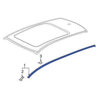 Acura OE - Left Roof Molding