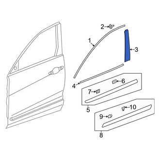 Acura OE - Front Left Door Applique