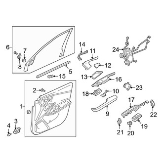 Acura OE - Front Door - Interior Trim