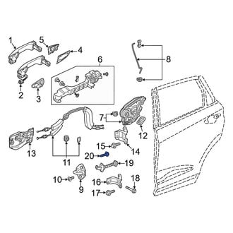 Acura OE - Door Check Bolt