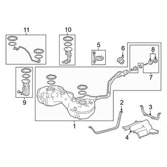 Acura OE - Fuel System Components (Base / SH-AWD)