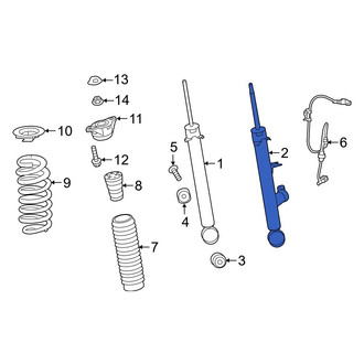 Acura OE - Rear Suspension Shock Absorber