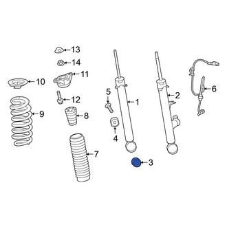 Acura OE - Rear Suspension Shock Absorber Bushing