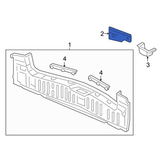 Acura OE - Rear Left Rear Body Reinforcement Plate