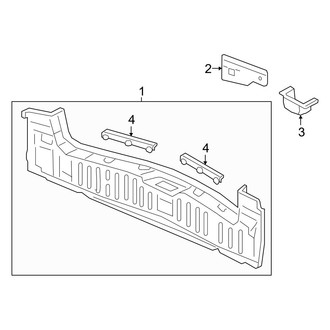 Acura OE - Rear Body & Floor - Rear Body