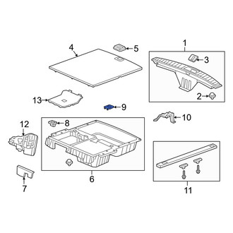 Acura OE - Trunk Floor Storage Box Cap