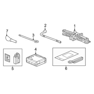 Acura OE - Rear Body & Floor - Jack & Components