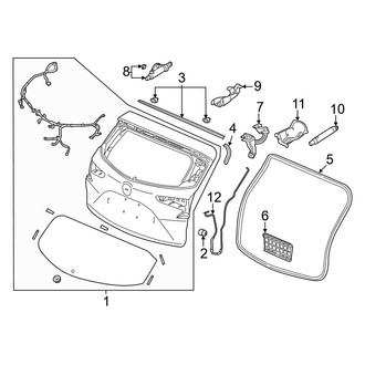 Acura OE - Lift Gate - Gate & Hardware