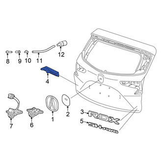 Acura OE - Rear Deck Lid Emblem