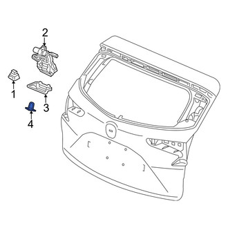 Acura OE - Rear Liftgate Lock Striker Plate