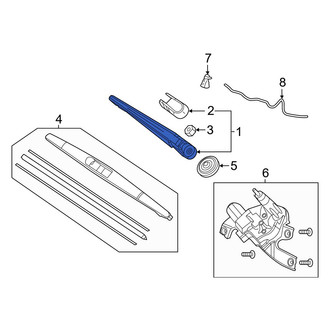 Acura OE - Rear Wiper Arm