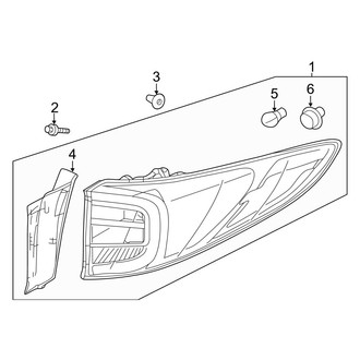 Acura OE - Rear Lamps - Tail Lamps (On Quarter Panel)