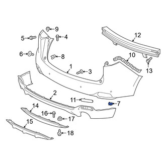 Acura OE - Valance Panel Nut