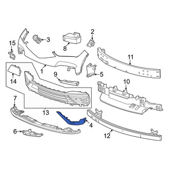 Acura OE - Front Outer Bumper Trim