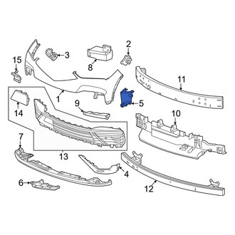 Acura OE - Front Left Brake Air Duct