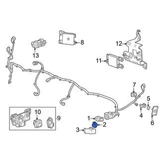 Acura OE - Front Inner Parking Aid Sensor Retaining Ring