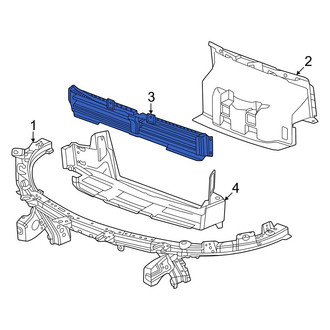Acura OE - Front Radiator Shutter Assembly