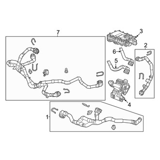 Acura OE - Cooling - Hoses & Lines (Radiator Cooling), (RWD)