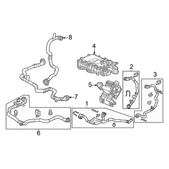 Acura OE - Cooling - Hoses & Lines (Radiator Cooling), (AWD)