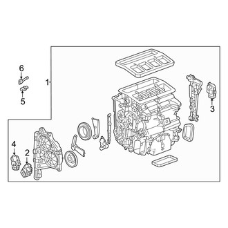 Acura OE - Air Conditioner & Heater - Air Distribution System (RWD)