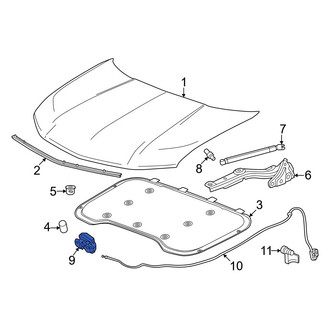 Acura OE - Front Hood Latch