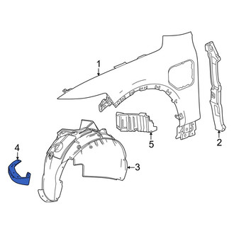 Acura OE - Front Left Fender Liner Extension