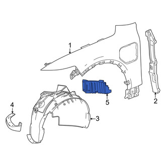 Acura OE - Front Left Fender Filler Panel