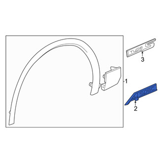 Acura OE - Front Left Fender Emblem