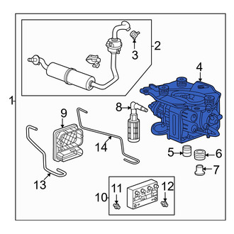Acura OE - Air Suspension Compressor