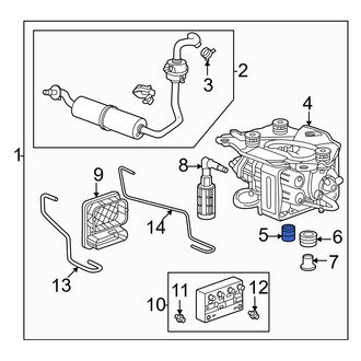 Acura OE - Lower Air Suspension Compressor Insulator