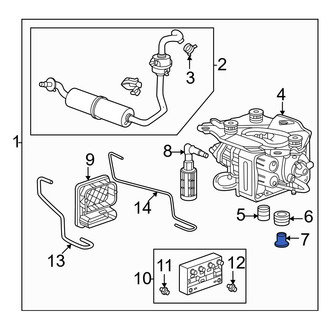 Acura OE - Air Suspension Compressor Spacer