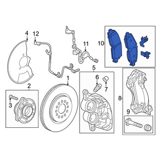 Acura OE - Front Disc Brake Pad Set