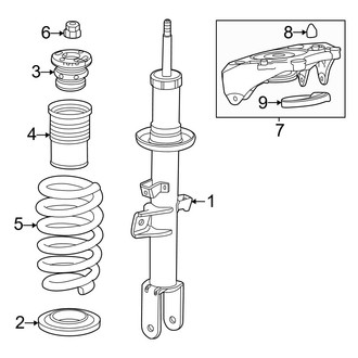 Acura OE - Front Suspension - Struts & Components (RWD)