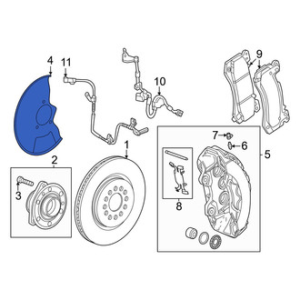 Acura OE - Front Left Brake Dust Shield