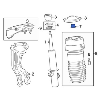 Acura OE - Upper Suspension Strut Nut