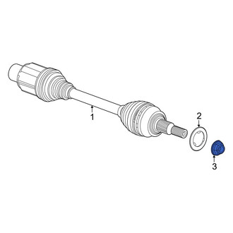 Acura OE - Front CV Joint Nut